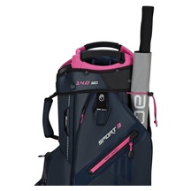 Big Max Dri Lite Sport 3 Cartbag, steel blue/fuchsia