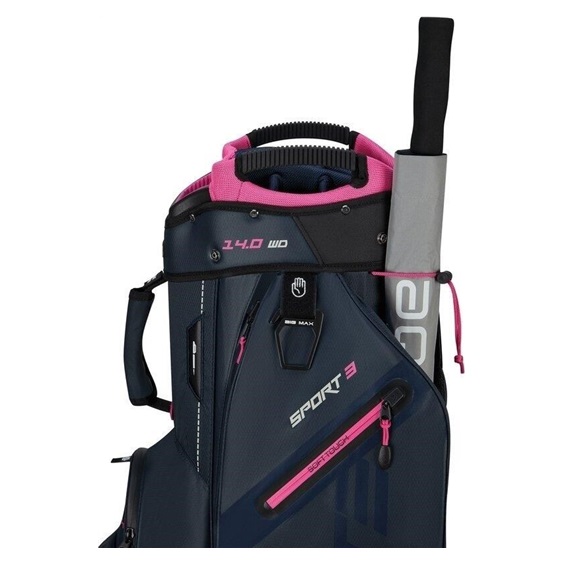 Big Max Dri Lite Sport 3 Cartbag, steel blue/fuchsia
