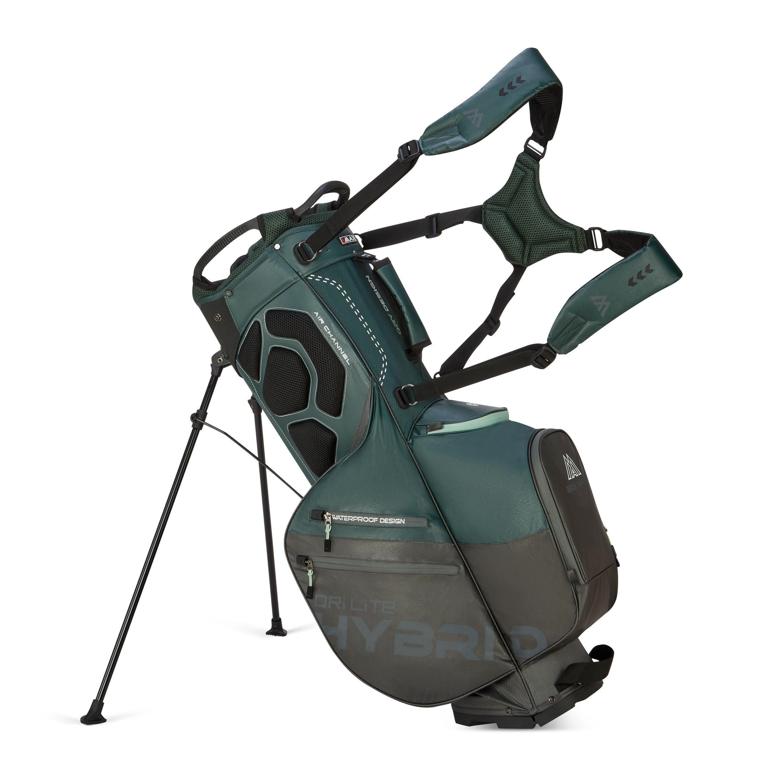 Big Max Dri Lite Hybrid Plus Standbag, forest green/charcoal