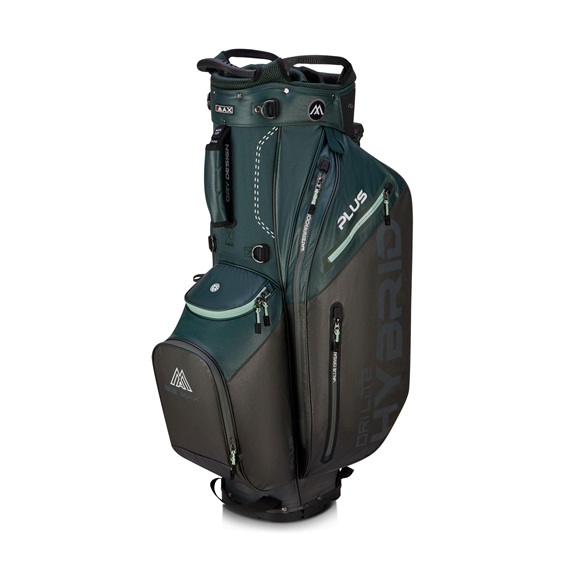 Big Max Dri Lite Hybrid Plus Standbag, forest green/charcoal