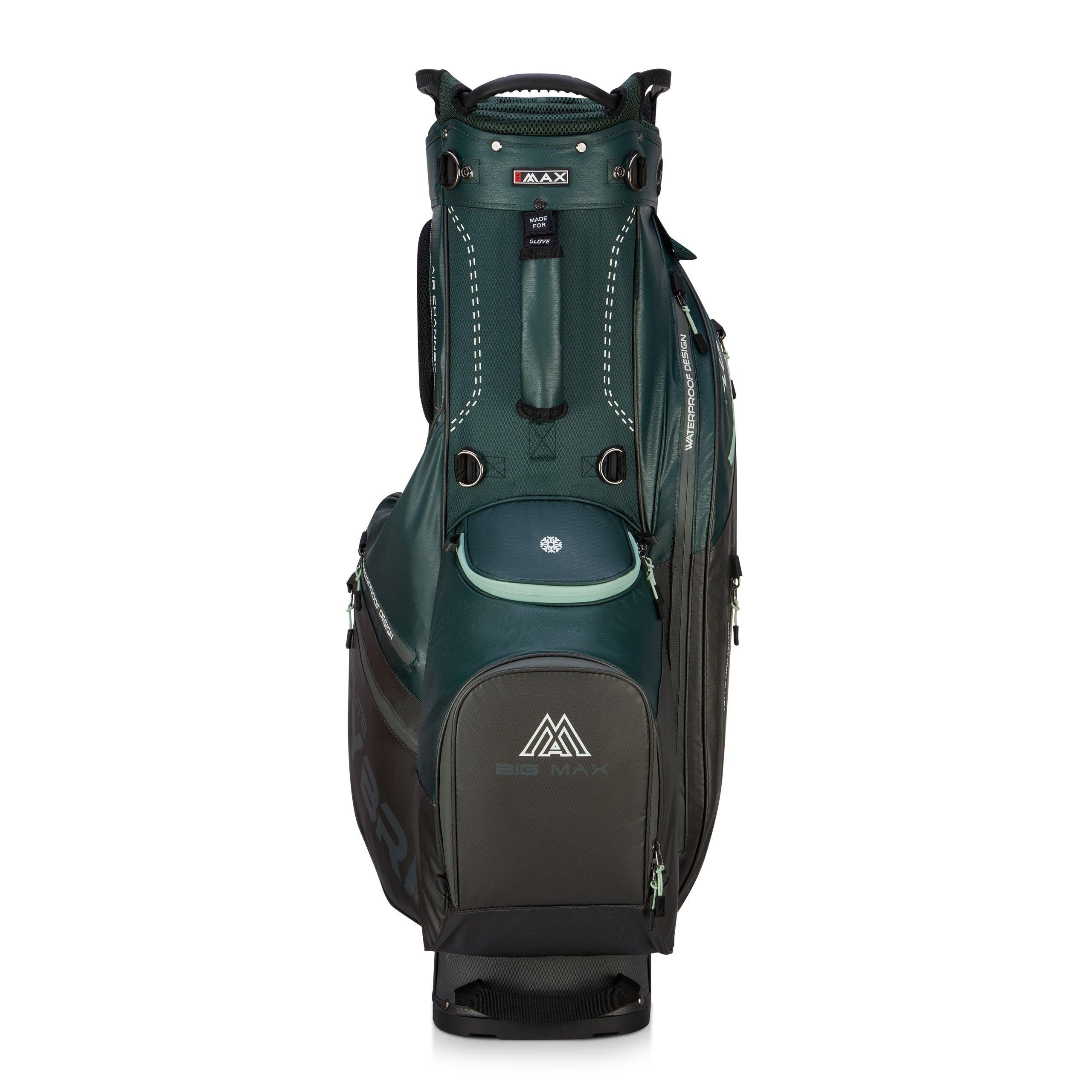 Big Max Dri Lite Hybrid Plus Standbag, forest green/charcoal