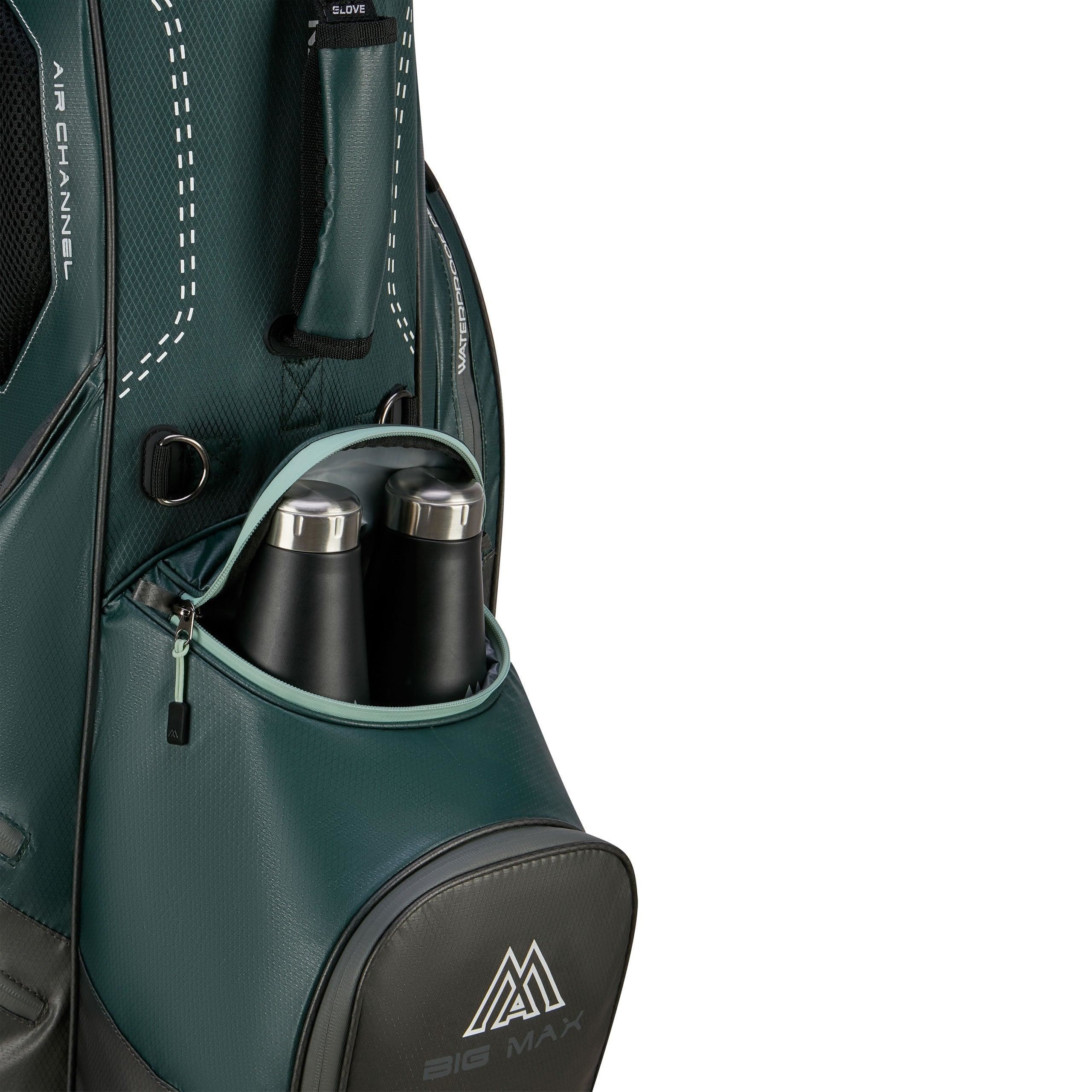 Big Max Dri Lite Hybrid Plus Standbag, forest green/charcoal