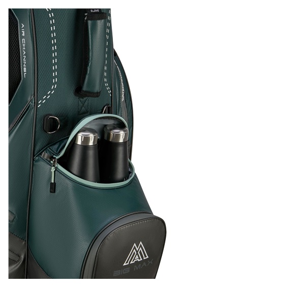 Big Max Dri Lite Hybrid Plus Standbag, forest green/charcoal