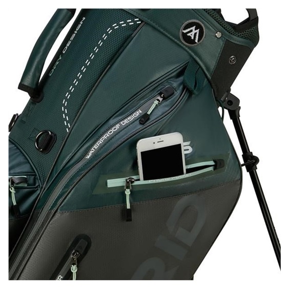 Big Max Dri Lite Hybrid Plus Standbag, forest green/charcoal