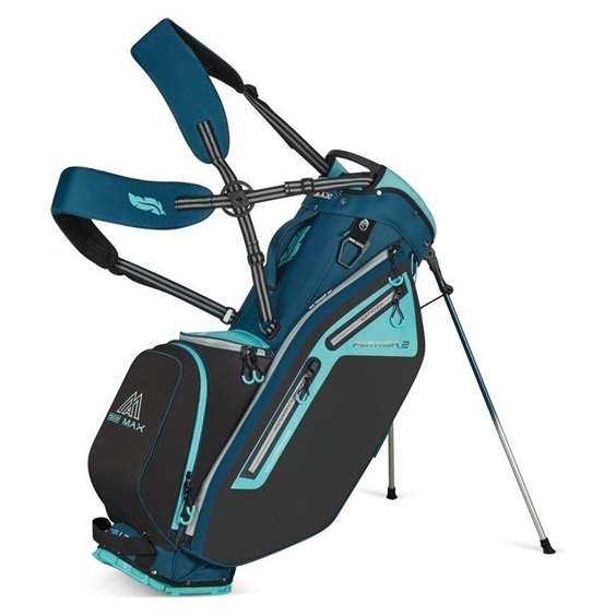 Big Max Dri Lite Feather 2 Standbag, steel blue/petrol/aquatic awe