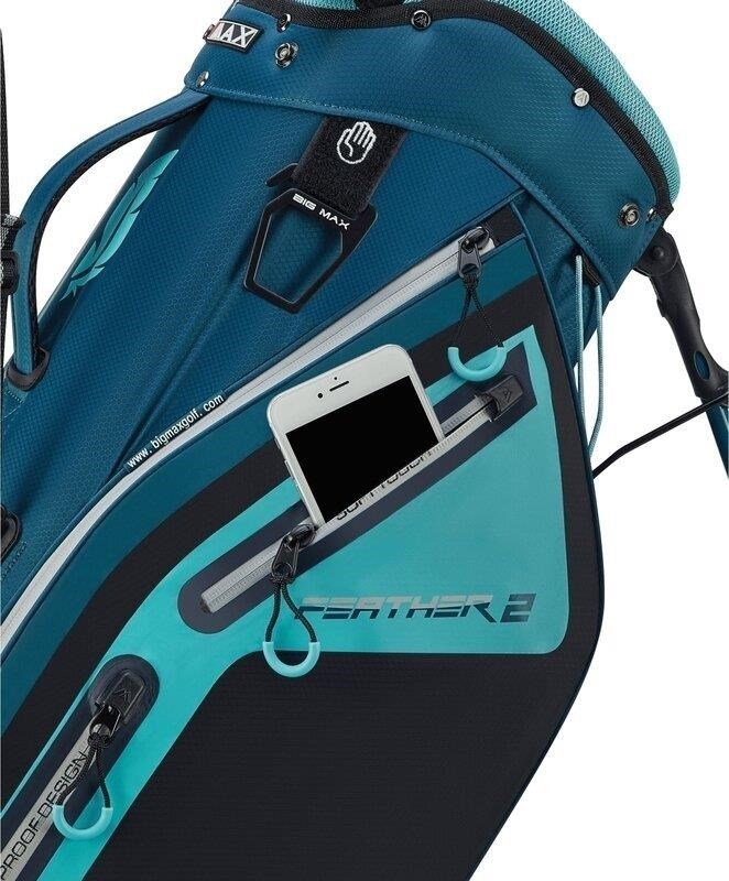 Big Max Dri Lite Feather 2 Standbag, steel blue/petrol/aquatic awe