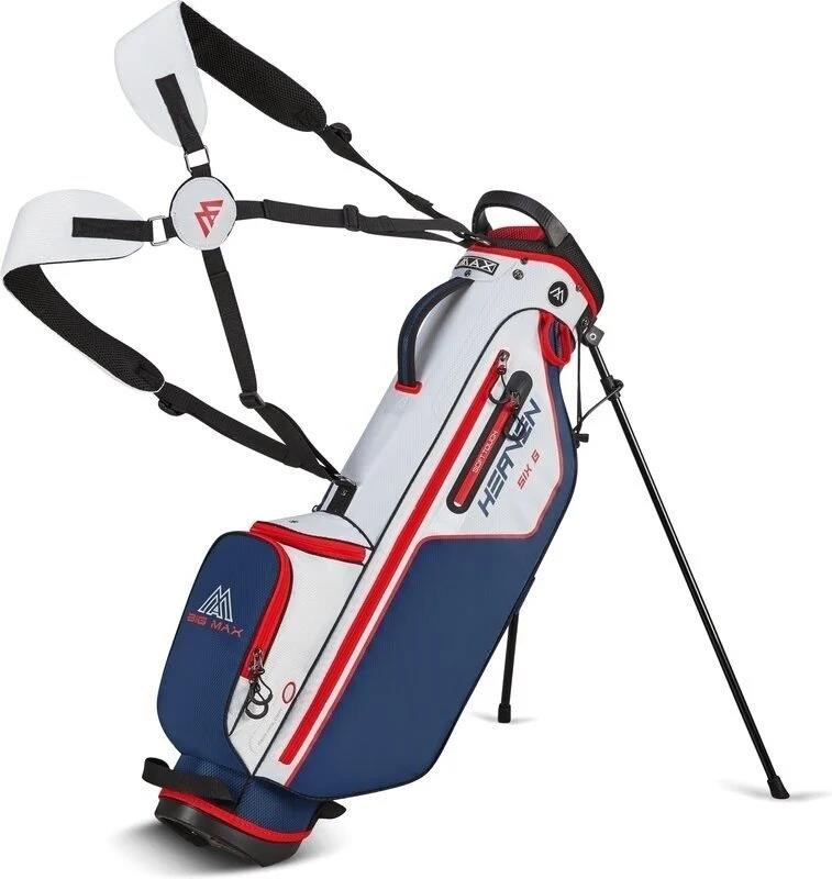 Big Max Heaven Six G Standbag, weiss/dunkelblau/rot