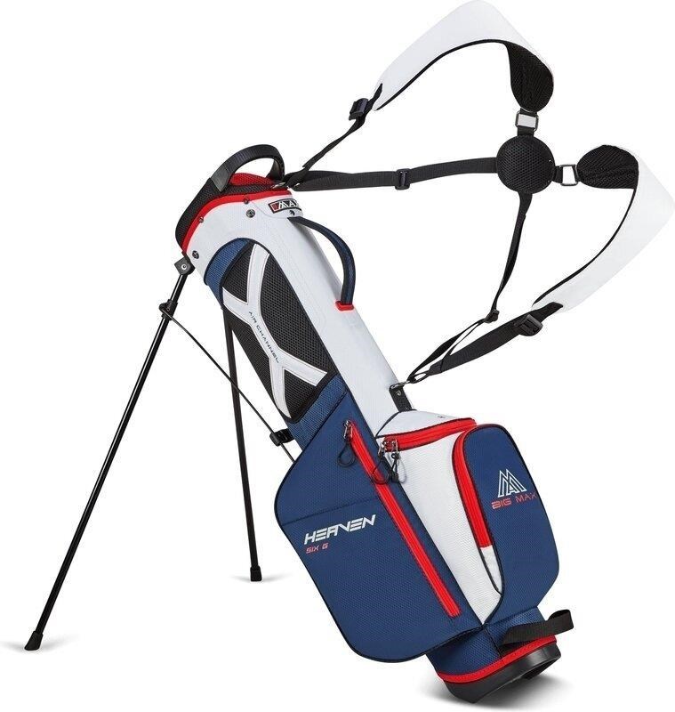 Big Max Heaven Six G Standbag, weiss/dunkelblau/rot