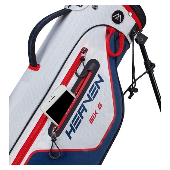 Big Max Heaven Six G Standbag, weiss/dunkelblau/rot