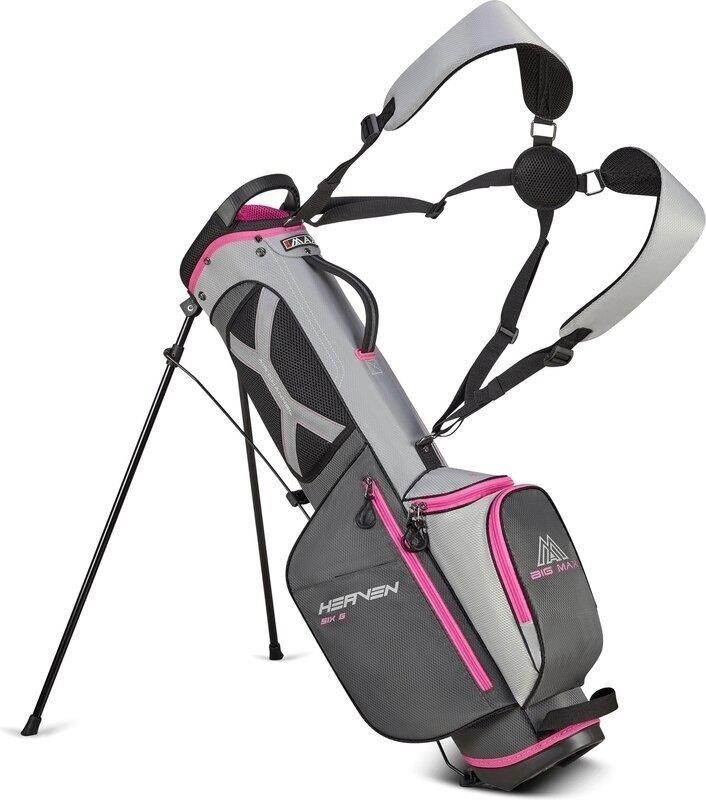Big Max Heaven Six G Standbag, grau/fuchsia