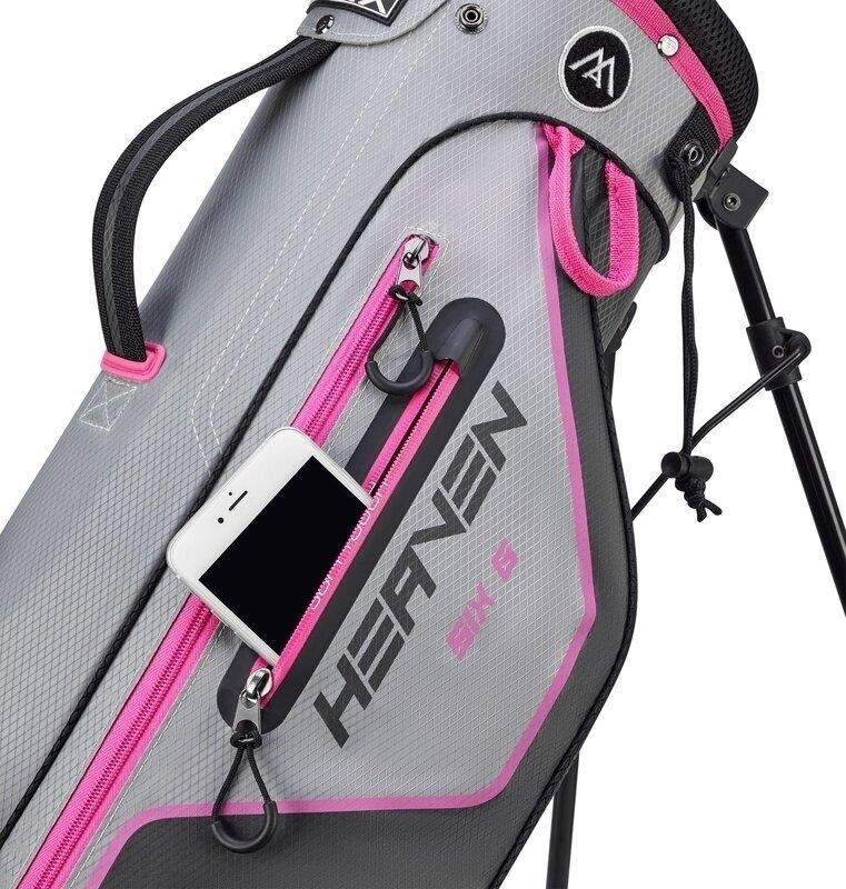 Big Max Heaven Six G Standbag, grau/fuchsia