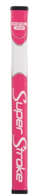 SuperStroke Zenergy Pistol GT Tour Putter Griff, rosa/weiss