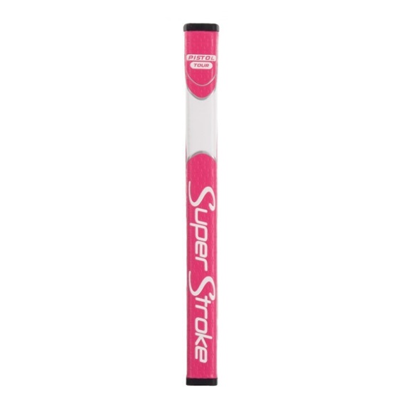 SuperStroke Zenergy Pistol GT Tour Putter Griff, rosa/weiss