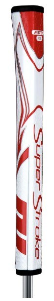 SuperStroke Zenergy Pistol GT 1.0  putter grip, weiss/rot