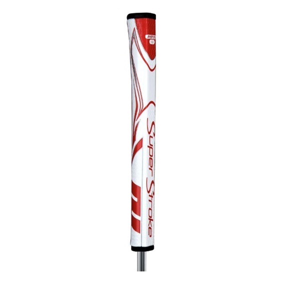 SuperStroke Zenergy Pistol GT 1.0  putter grip, weiss/rot