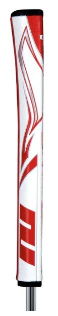 SuperStroke Zenergy Pistol GT 1.0  putter grip, weiss/rot