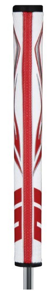 SuperStroke Zenergy Pistol GT 2.0 Putter Griff, weiss/rot