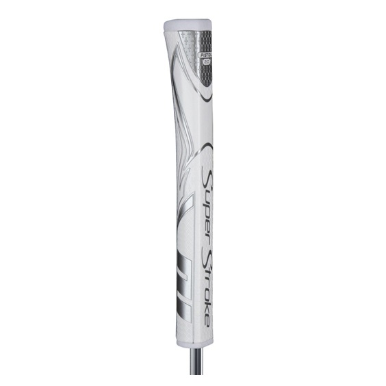 SuperStroke Zenergy Pistol GT 2.0 Putter Griff, weiss/silber