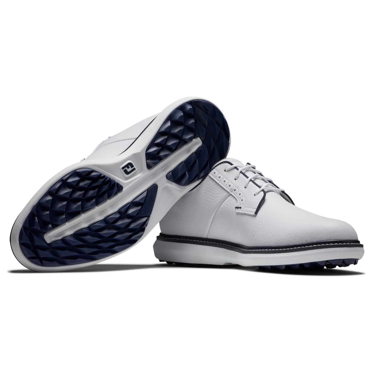 FootJoy Traditions Herren Golfschuhe, navy/brick blucher