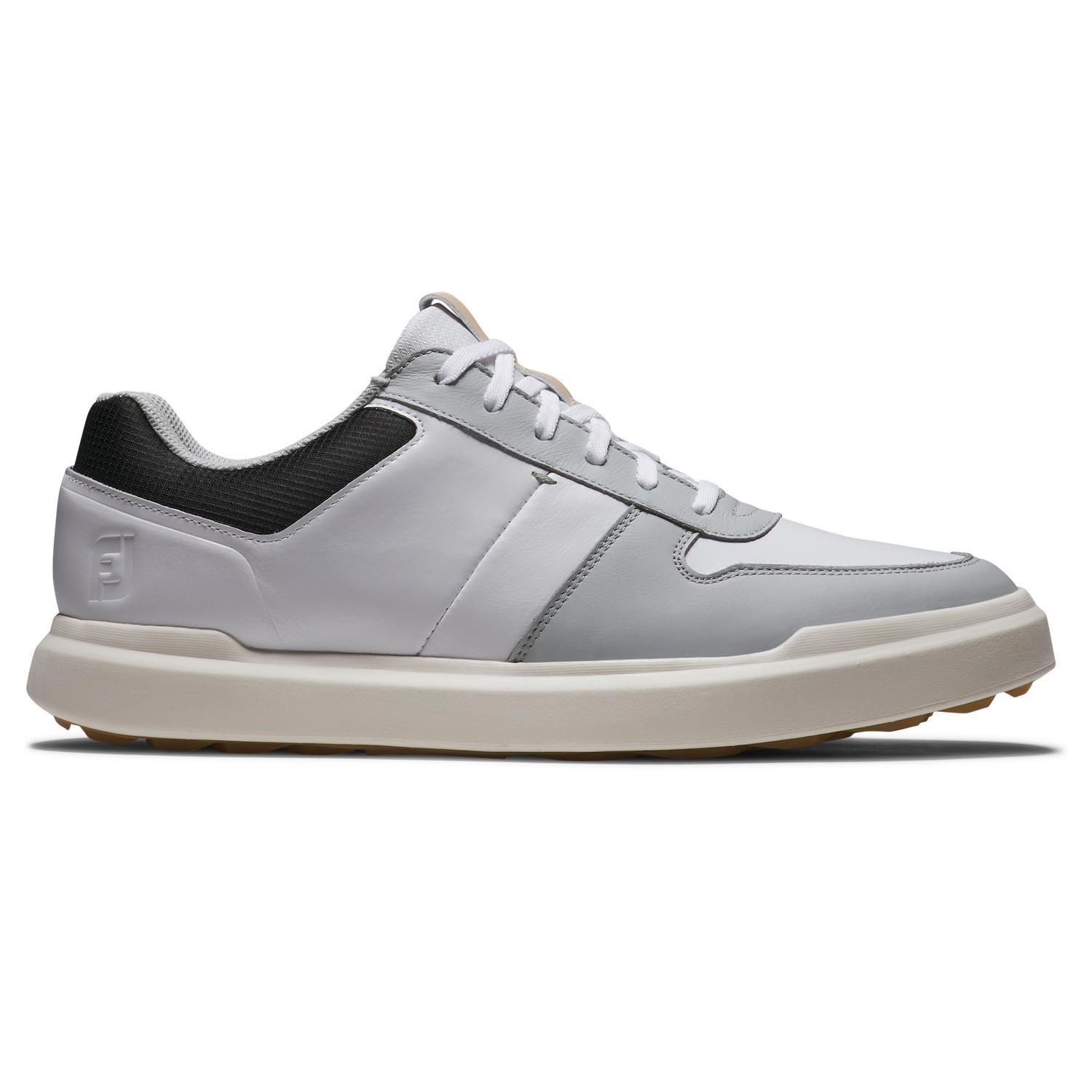 FootJoy Contour Casual Herren Golfschuhe, weiss/grau/schwarz