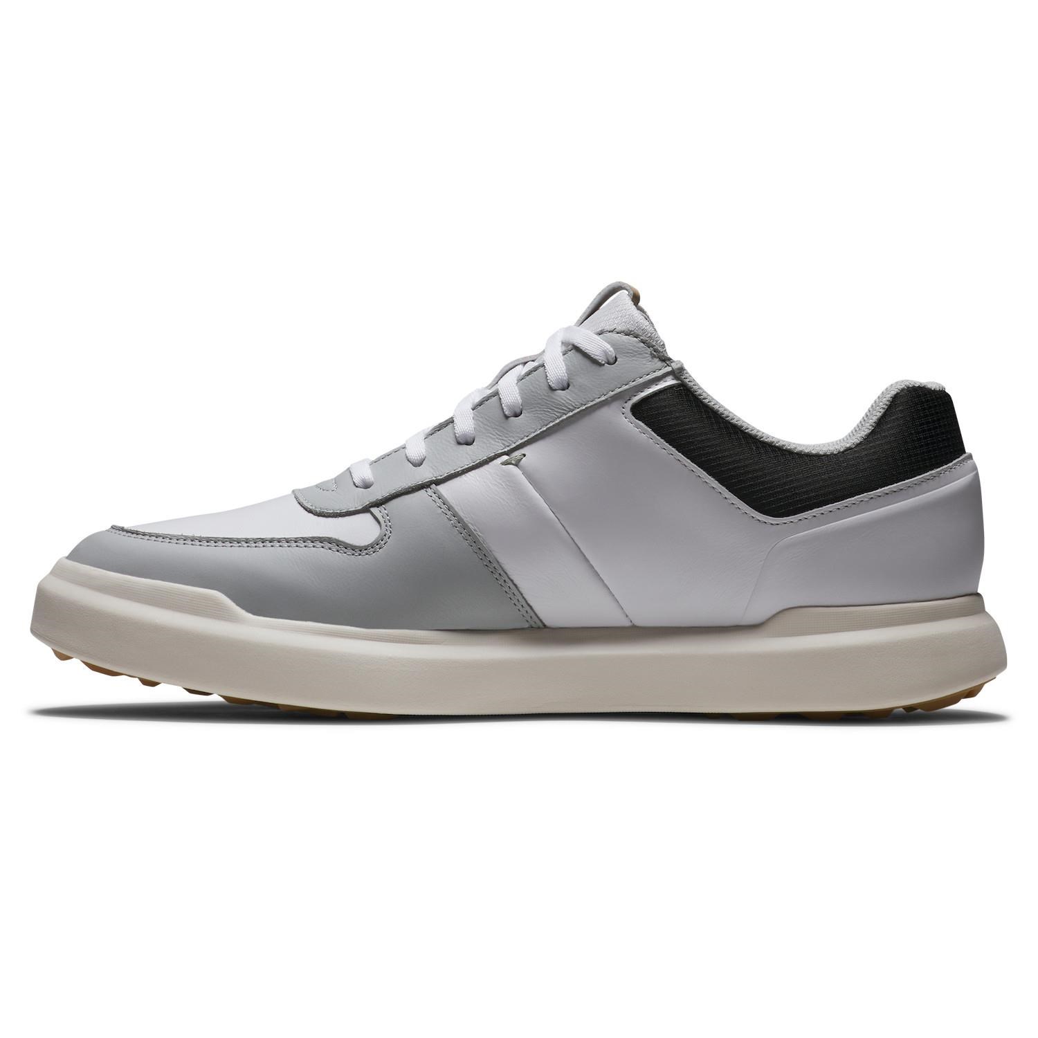 FootJoy Contour Casual Herren Golfschuhe, weiss/grau/schwarz