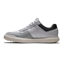 FootJoy Contour Casual Herren Golfschuhe, weiss/grau/schwarz