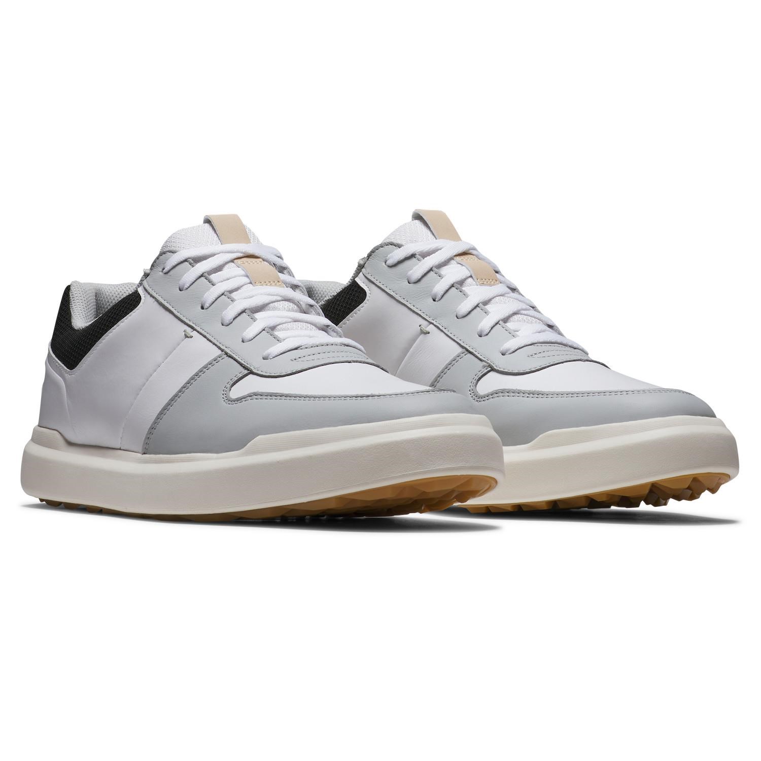 FootJoy Contour Casual Herren Golfschuhe, weiss/grau/schwarz