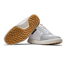 FootJoy Contour Casual Herren Golfschuhe, weiss/grau/schwarz