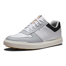 FootJoy Contour Casual Herren Golfschuhe, weiss/grau/schwarz