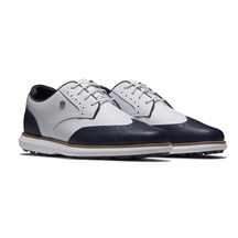 FootJoy Traditions Wing Tip Damen Golfschuhe, weiss/dunkelblau