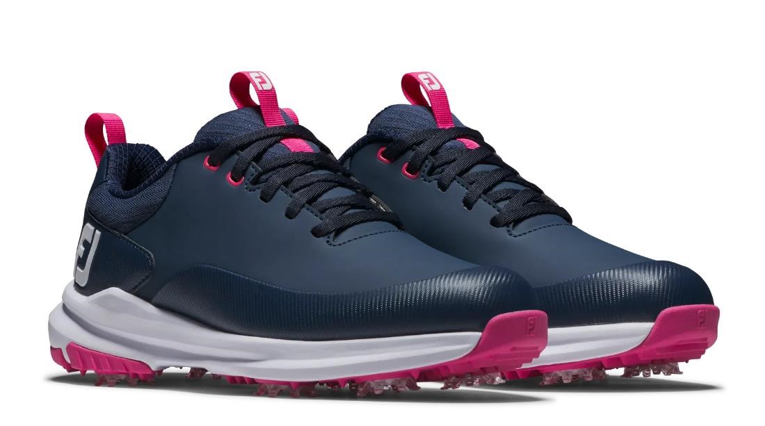 FootJoy Tour Rival Damen Golfschuhe, dunkelblau/weiss/rosa