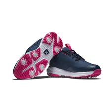 FootJoy Tour Rival Damen Golfschuhe, dunkelblau/weiss/rosa