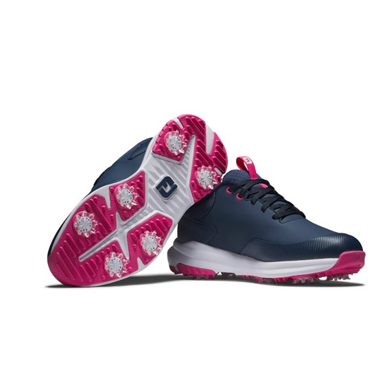 FootJoy Tour Rival Damen Golfschuhe, dunkelblau/weiss/rosa