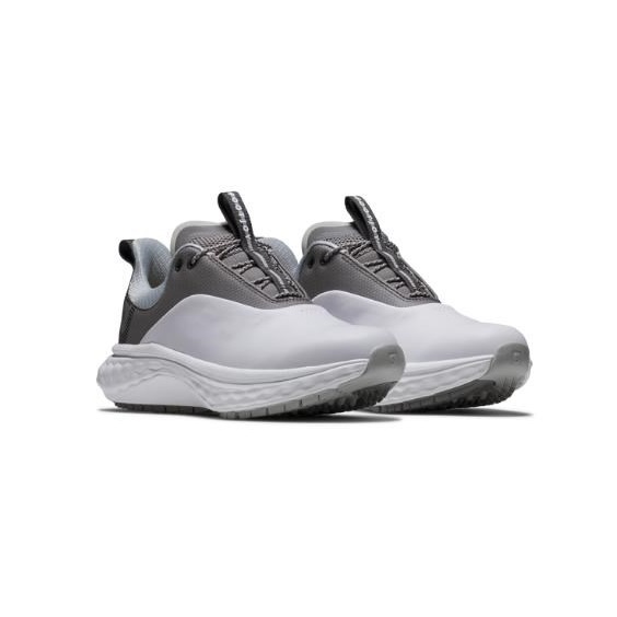 FootJoy Quantum Leather Damen Golfschuhe, weiss/grau