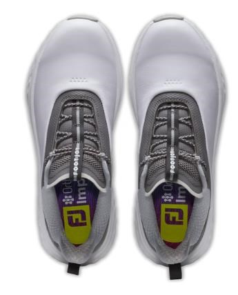 FootJoy Quantum Leather Damen Golfschuhe, weiss/grau