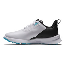 FootJoy Fuel Junior Junior Golfschuhe, weiss/schwarz/blau