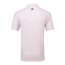 FootJoy Wiggle Print Lisle Herren Poloshirt, rosa
