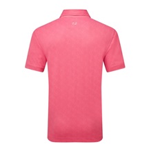 FootJoy Speckle Print Pique Herren Poloshirt, rosa