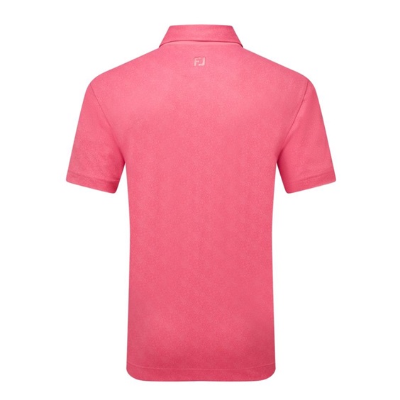FootJoy Speckle Print Pique Herren Poloshirt, rosa