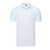 FootJoy Irongate Print Lisle Herren Poloshirt, white/skyway