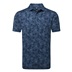 FootJoy Pop Camo Lisle Herren polo, dunkelblau