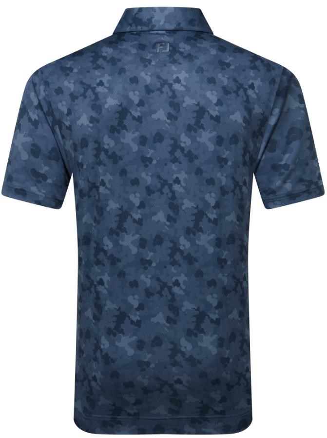FootJoy Pop Camo Lisle Herren polo, dunkelblau