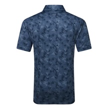 FootJoy Pop Camo Lisle Herren polo, dunkelblau