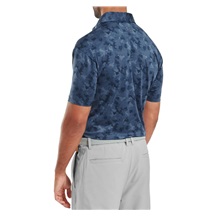 FootJoy Pop Camo Lisle Herren polo, dunkelblau