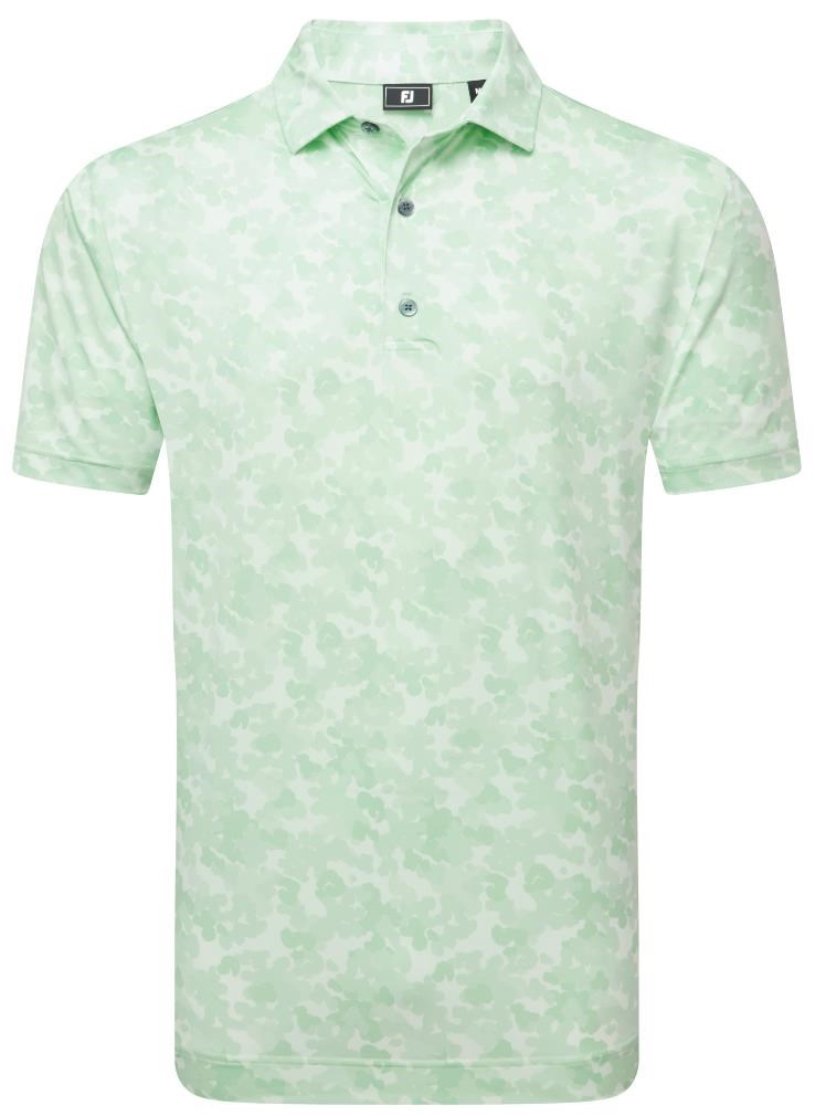 FootJoy Pop Camo Lisle Herren polo, pistachio