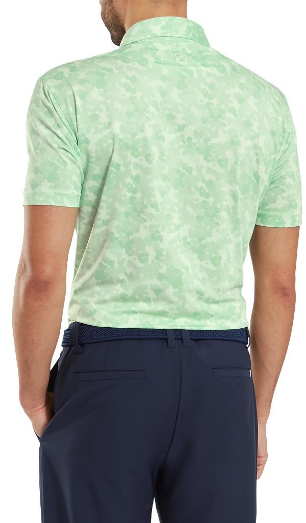 FootJoy Pop Camo Lisle Herren polo, pistachio