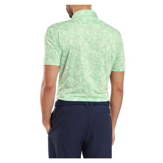 FootJoy Pop Camo Lisle Herren polo, pistachio