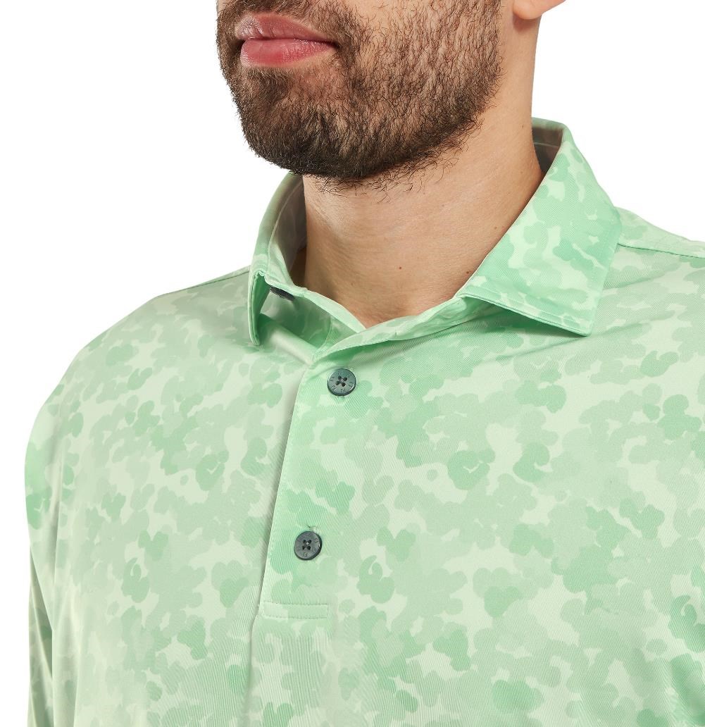 FootJoy Pop Camo Lisle Herren polo, pistachio
