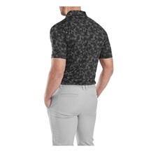 FootJoy Pop Camo Lisle Herren polo, schwarz
