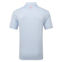 FootJoy Flower Bud Foulard Lisle Poloshirt, blau